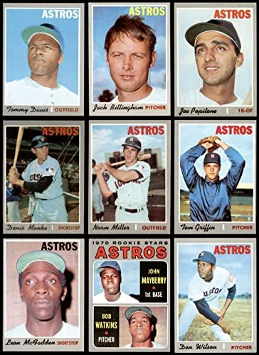 1970 Topps Houston Astros Set Houston Astros VG/Ex+ Astros