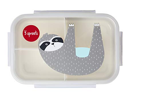 3 brotos de almoço Bento Caixa - 3 Compartgamento Lunchbox Contêiner para crianças