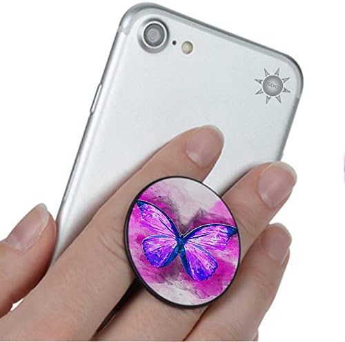 Butterfly Watercolor Phone Grip Cellphone Stand se encaixa no iPhone Samsung Galaxy e mais