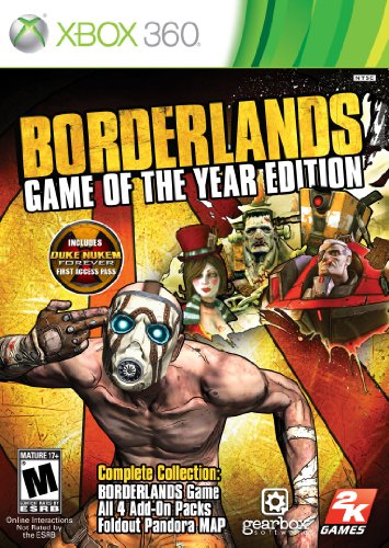 Borderlands Game of the Year -xbox 360