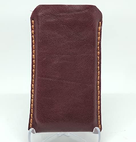 Caixa de bolsa de coldre de couro coldsterical para Oppo A52, capa de telefone de couro genuíno artesanal, caixa de bolsa de couro feita