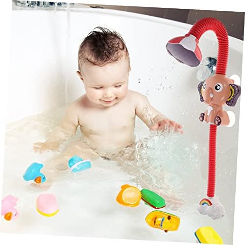 Toyvian Electric Shower Head Bath Toys para bebês Kids Banho Toys Kids Toy Toys Toys infantis água Toy Toy Water Spray Toy Toy