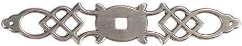 Hardware de Hickory P326-ST 5-1/2 polegadas Manor House Back Plate, Pedra de Prata