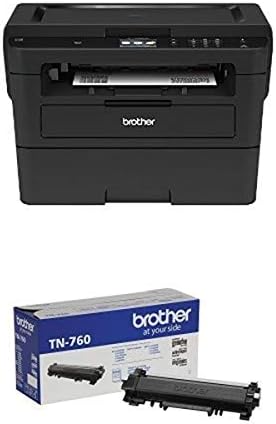 Irmão compacto impressora a laser monocromática, hll2395dw com toner preto de alto rendimento