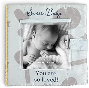 Demdaco Baby Girl So Loved Pink Holds 4 x 6 polegadas Foto Poliéster Plowle Photo Album Book