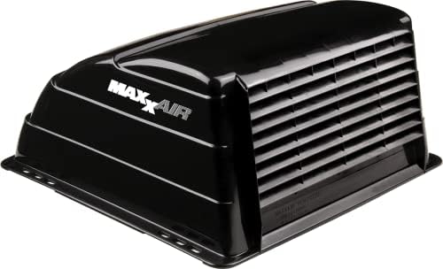 MaxXair 503.1504 Tampa de ventilação preta, corte de 14 x 14