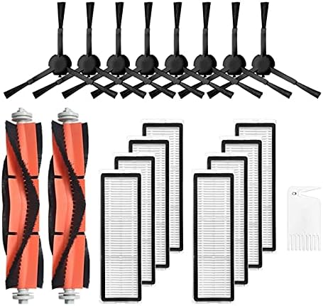 Teerwere Brushes Filtros e MOP Coloques 19pcs Acessórios para os pó de pó Acessórios laterais 8 Filtros HEPA8 Praços principais2 Ferramenta