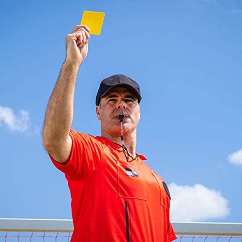 Conjunto de cartões de árbitros esportivos de dois - 1 cartão vermelho 1 cartão amarelo