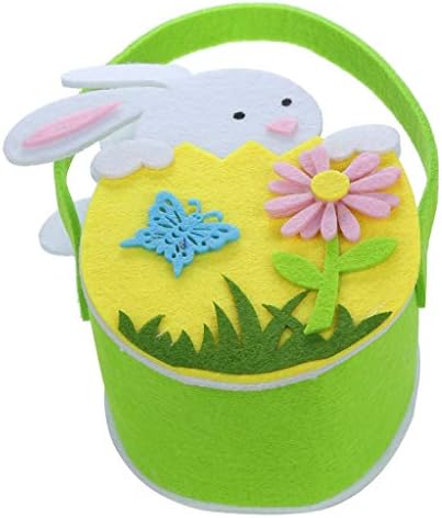 Bolsa de presente de coelhinho da Páscoa USSUM, decoração personalizada da família Bunny Candy Bag Top Ornaments Decoration Quarto,