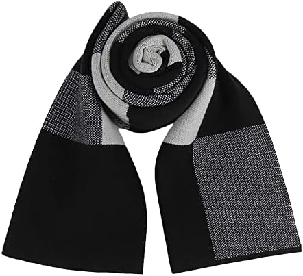 Lenços de inverno bddviqnn para homens homens malha de malha de negócios imitação de lã de lã de lã combinando xales para