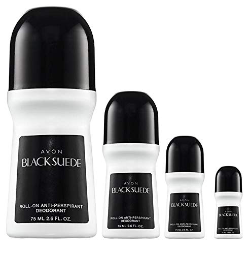 Avon Black Suede Roll-On Anti-Perspirante Desodorante Bônus Tamanho 2,6 oz