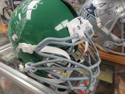 Brian Dawkins Philadelphia Eagles assinou o capacete autêntico em tamanho real JSA COA - Capacetes NFL autografados