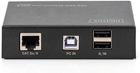 Digitus KVM Extender USB, 1 Local + 1 Usuário remoto de até 200m, Resolução 1920x1080 a 60Hz