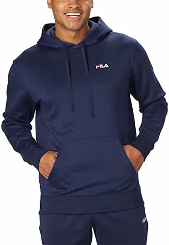 Hoodie de pulôver de desempenho masculino da fila