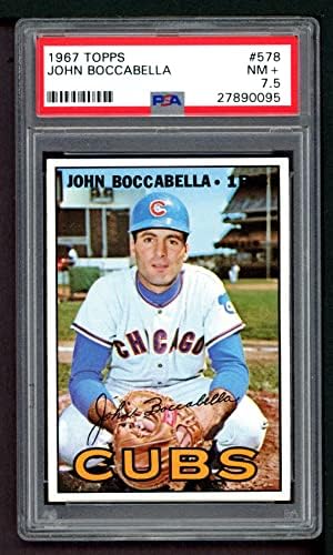 1967 Topps 578 John Boccabella Chicago Cubs PSA PSA 7.50 Cubs