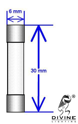 Iluminação divina AGC 4A Fusível rápido de 4 amp 250V AGC4A; AGC4 AGC 4A Fusível rápido. Vidro 6mm x 30 mm