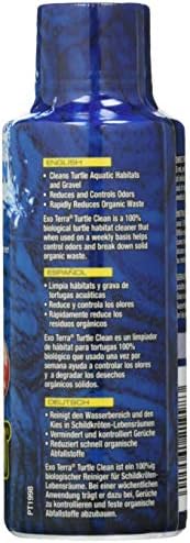 EXO Terra Exo Terra Tartaruga Limpador de Habitat de Tartarugas Biológicas Limpe, 120 ml