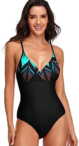 Aneo de banho de um pedaço para mulheres Sexy Tartarttle Print Tummy Control Monokini Bikini Conjunto de biquíni vintage Merda