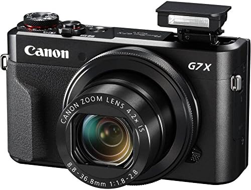 Canon PowerShot G7X Mark II Câmera digital, kit de criador de vídeo com tripé, cartão de memória e remoto Bluetooth destacável,