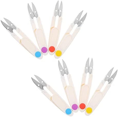 Sewacc 40 PCs Cross Scissors coloridos tesoura de tesoura de tesoura de tesoura de tesoura para tesoura de fios domésticos