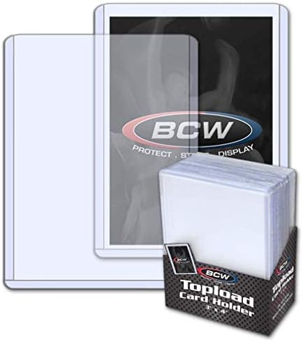 BCW 3 x 4 titular do cartão de tópica para cartões de negociação padrão | Até 20 pts | 25 acusações