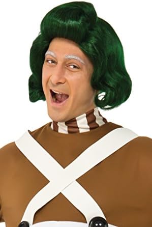 Rubie's Costume Co. Willy Wonka e The Chocolate Factory Oompa Loompa Wig
