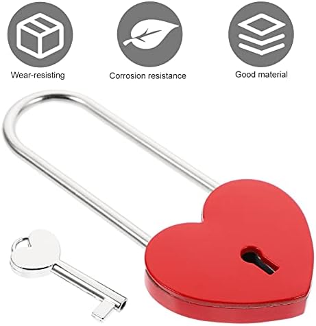 JoJofuny Backpack Keychain Backpack Keychain Backpack Keychain Heart Padlock Mini Heart Padlock gaveta Bloqueio de amor trava com