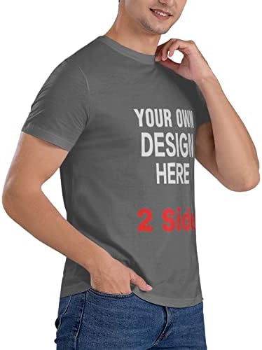 As camisetas personalizadas adicionam sua imagem de texto de texto personalizada camisetas
