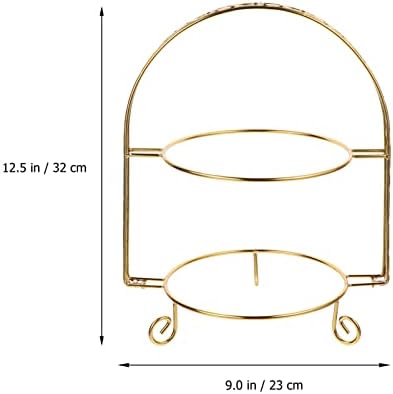 IPETBOOM Bolo Stand Cupcake Display Holder 2 Torre de pastelaria de sobremesas para festas de aniversário de casamento Favors