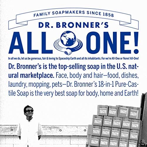 Dr. Bronner's - Limpador biodegradável da Sal Sups - limpador para todos os fins, limpador de pinheiros para pisos,