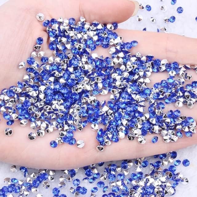 Shiny acrílico strass em muitas cores 7mm 2000pcs Pedras de ponto de aponturas soltas strass strass