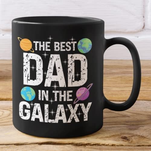 Melhor pai da caneca Galaxy - Dia dos Pais Presente - Presente para Papai - Melhor Pai Slogan Cerâmica 11oz Caneca de café