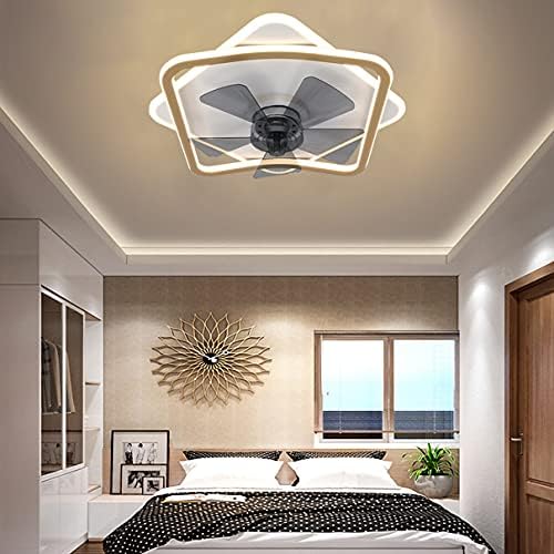Ventilador reversível neochy com luz de teto silencioso 6 velocidades Bedroom LED LIVRA DE TETO DE TETRO DIMMÁVEL COM CONTROLO REMOTO