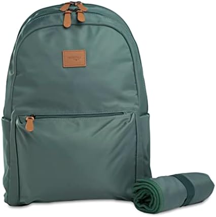 Mochila Natemia fralpas - Bolsa de fraldas resistentes à água com bolsos, tiras de carrinho e almofada portátil