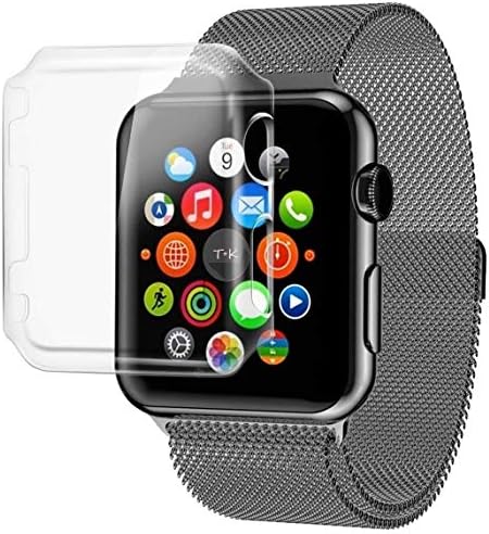 Josi Minea X3 PCS Protetive Snap-On Case com Iwatch 3 e 2 Protetor de tela-à prova de choque e anti-arranhões [PC Hard Clear]