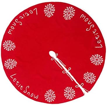 PartyKindom 1 PC Saia de Natal da Árvore da moda Decorativa de árvore de Natal Salia de árvore para casa/parede/cozinha/decoração