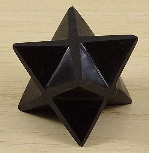 Harmonize Black Tourmaline 8 pontos Merkaba Star Healing Reiki Energia Sagrada Geometria Mineral Pedra