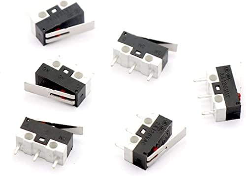 Interruptor limite 5pcs 125V CA Limite Parte da alavanca da micro -interruptor para impressoras 3D limitadas peças Mini MicroSwitch