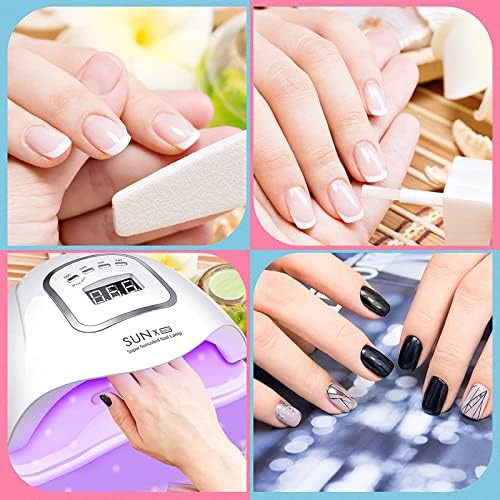 Lâmpada de unhas de gel LED de Oskade, luz UV para unhas 150W Lâmpada de cura com 45 lâmpadas de lâmpada, lâmpada