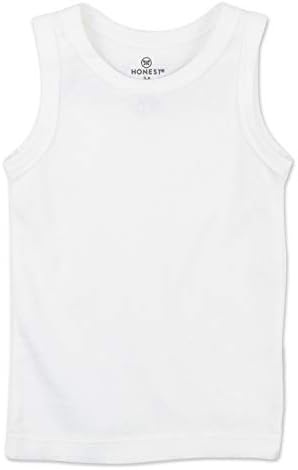 Honestbaby unissex bebê muscle tee sleesess multipack