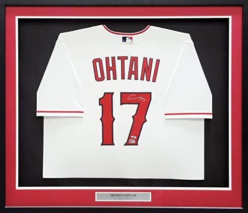 Los Angeles Angels Shohei Ohtani autografou autografado emoldurado nike jersey fanatics holo estoque 210986 - Jerseys de