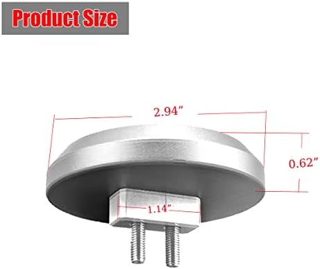 Darseity Aluminium Jack Pad Adaptador, deixe nas almofadas de elevação para Chevrolet Corvette C5 C6 C7 C8 Z06 ZR1 e a maioria