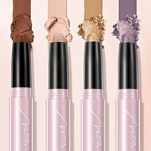 Npkgvia lento shadow stick não é tontura fácil de colorir glitter para iluminar o bastão de sombra brilhante é durável