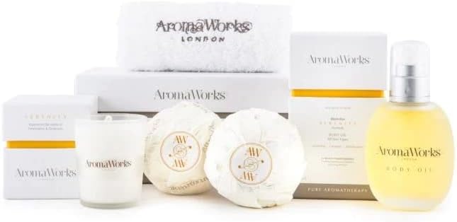 Aromaworks Serenity Body Indulgence Gift Get | Cria um ambiente relaxante | Encha a sala com uma fragrância sensual | Bombas