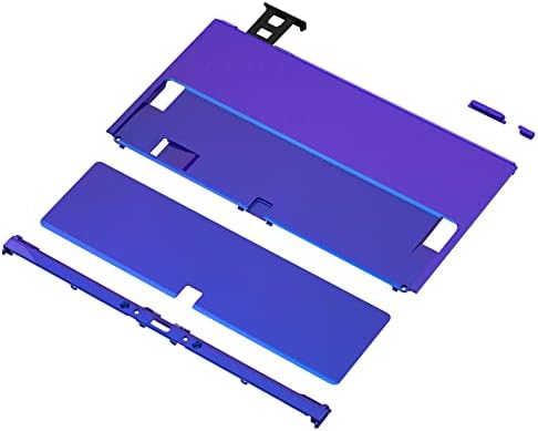 Camaleão Extremerar Chameleon Purple Blue Console Back Plate Back Substituição Habitação de casca de casca com o Kickstand