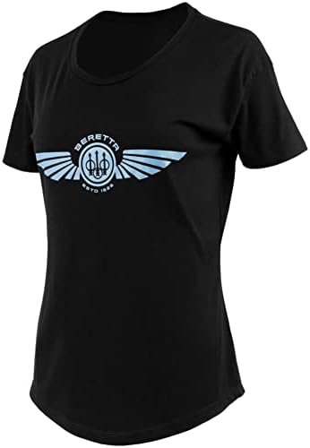 T-shirt de Beretta Women's Dea Wings | Verão respirável respirável ao ar livre ao ar livre atlético de manga curta para mulheres