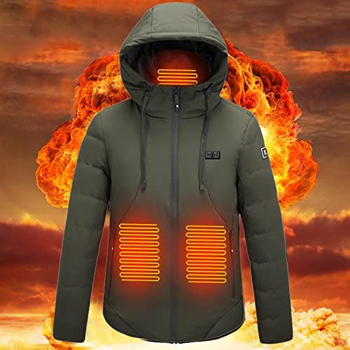 Coloque de algodão e colete fêmea de fêmea usb11 casaco macho de aquecimento inteligente aquecimento de aquecimento feminino anorak