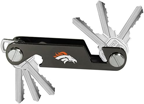 NFL Denver Broncos Unisisex Siskiyou SportsKey Organizador, metal, tamanho único