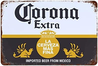 Cerveja Zomoy Corona do México Metal Tin Sign Vintage Metal Sign Retro Tin Sinp Wall Art Poster Sinais de parede para barras cafés