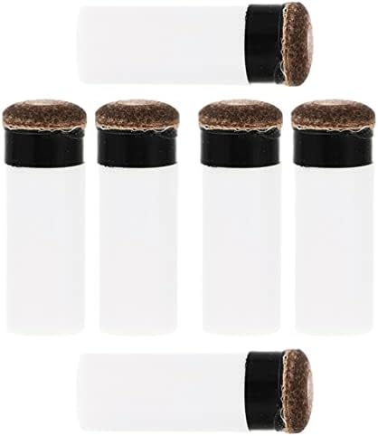 Lioobo snooker bolas de 6pcs 12mm dicas de sugestão de bilhar piscina dicas de sugestão parafuso de dicas Substituição